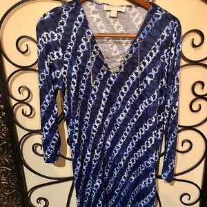 Michael Kors Blue Dress. Size medium.